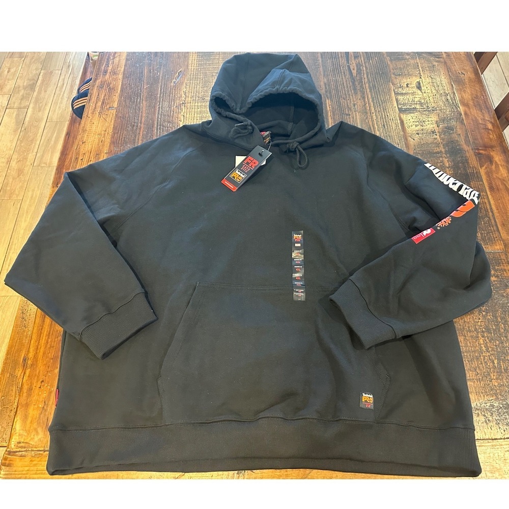 Timberland PRO FR Flame Resistant Hoodie Black 4XL Reg TB0A1VAJ001 Mens NEW